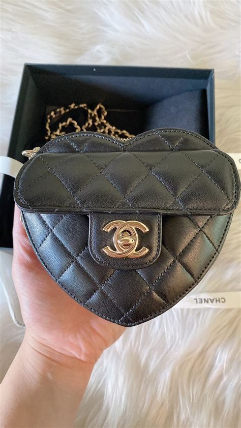 chanel heart bag review.